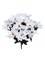 18" White Poinsettia Bush, Waterproof Artificial Flowers, 14 Bloom Stems for Home Decor, Holiday Arrangements – 4 Pieces